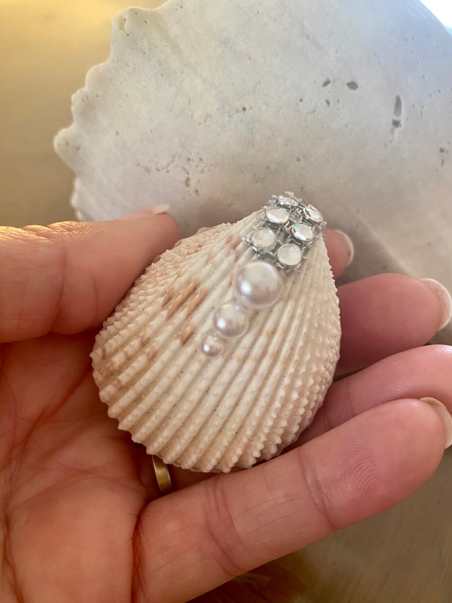 Proposal Seashell Ring Box, Seashell Jewelry Box, Engagement Ring ...