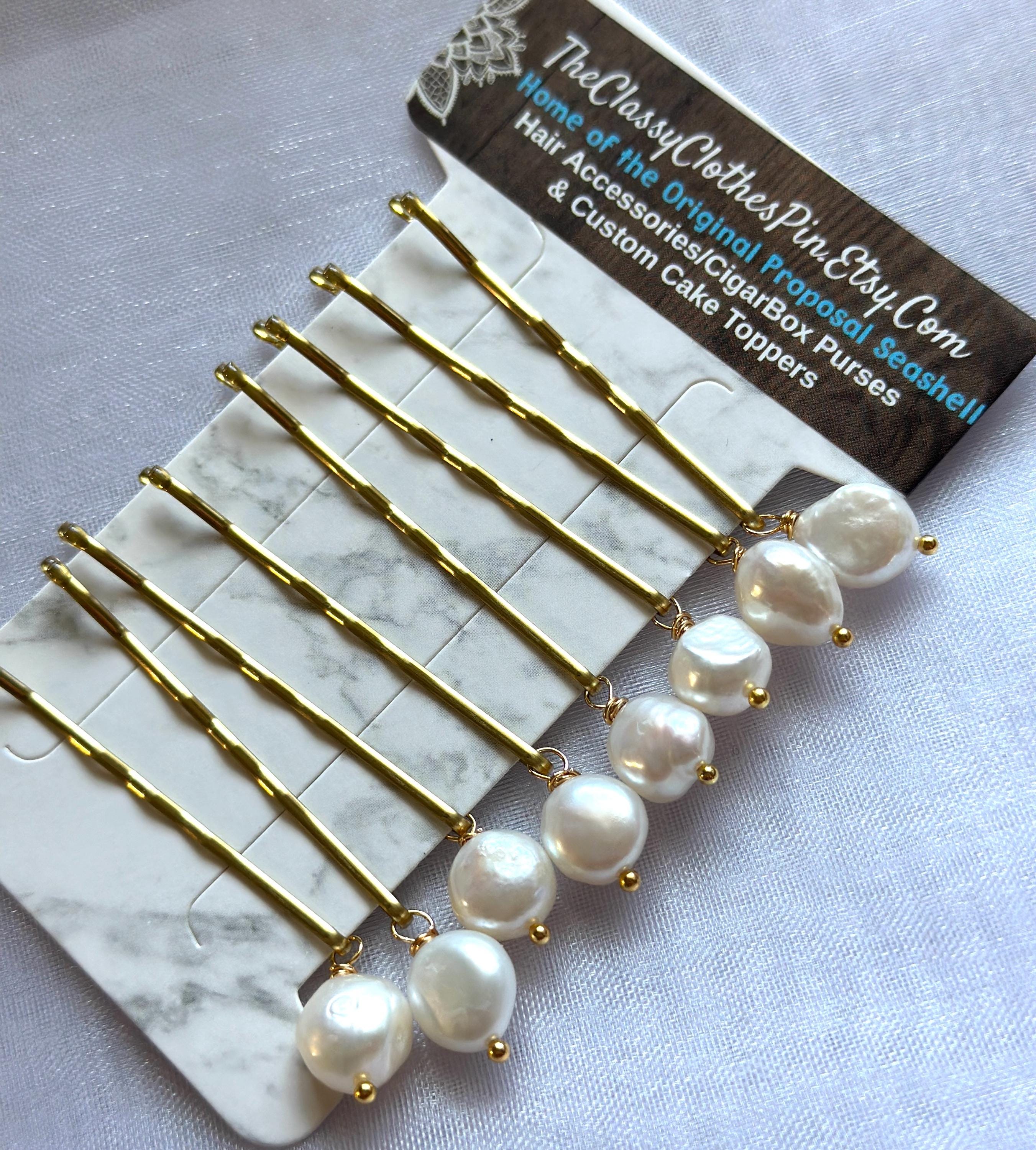 Rare Genuine Freshwater Pearl Gold Hair Stick Elegant Pearl Hair Sticks, Wedding Hair Pin Bridal pearl  main image 4