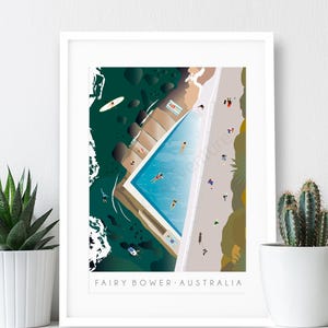 Aerial Fairy Bower – Poster Australia / Stampa A3 / Poster di viaggio / Illustrazione