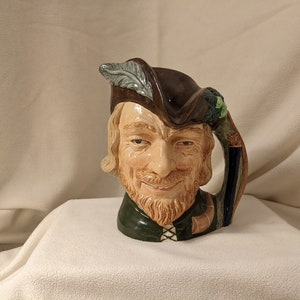 Vintage Royal Doulton Large Character Jug Robin Hood D6527