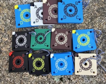 Tablet weaving cards