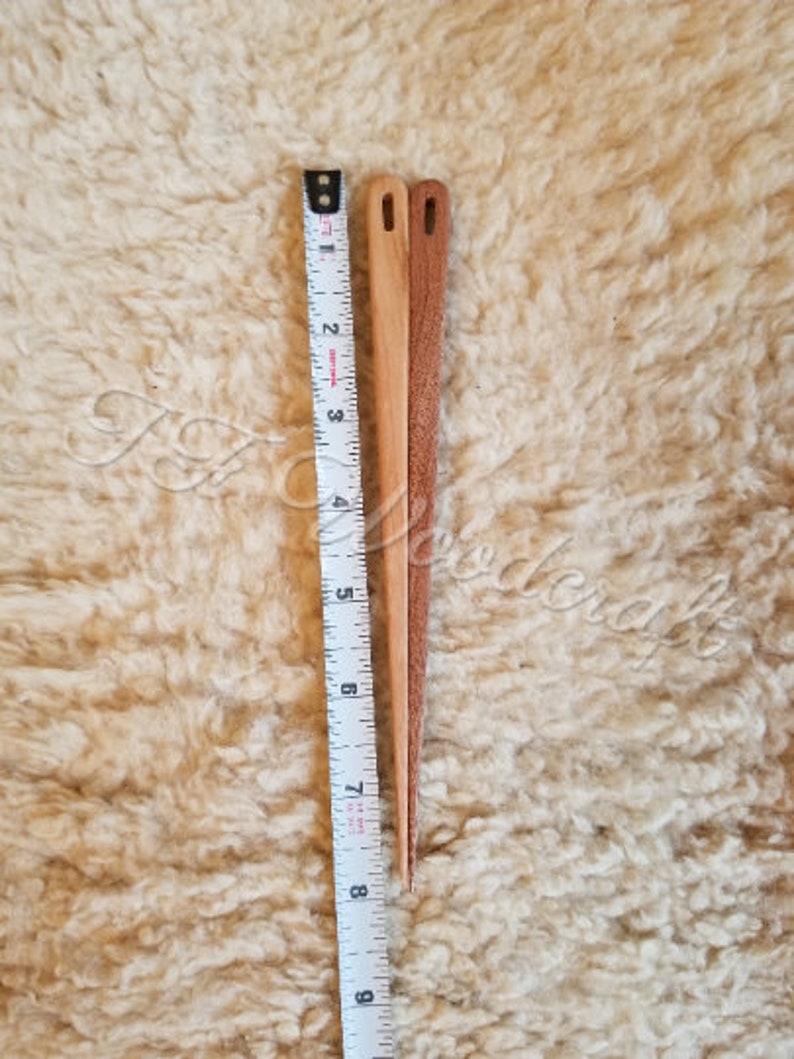 Wooden tapestry needles 8, 10, 12 and 14 inch image 4