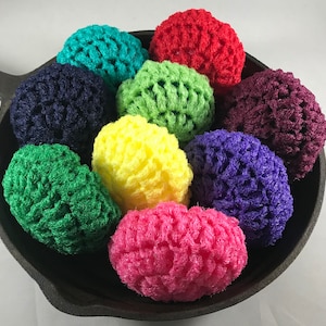 Scrubbies/scrubbie/scrubby/net/nylon/crochet/thick/pot scrubber/nylon net/netting/long-lasting/long lasting/loufah/scrub/exfoliate