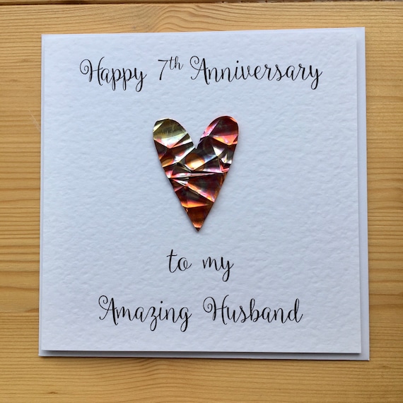 7th wedding anniversary for husband 2025