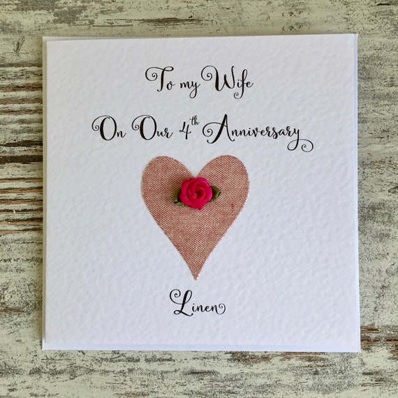 4th wedding anniversary uk deals