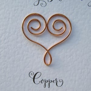 7th anniversary card copper 7 wedding anniversary card traditional handmade gift image 3