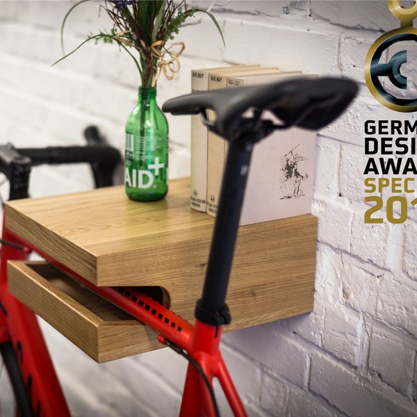 Fahrrad Wandhalterung "JOHANNES" | Nachhaltig & Fair | German Design Award 2019 | Handgearbeitet in Deutschland