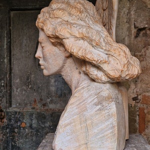 Arcangelo Raffaele, scultura in legno image 3