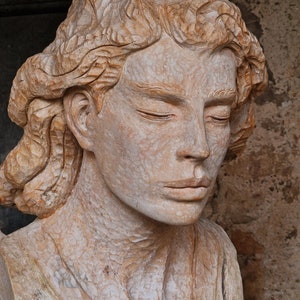 Arcangelo Raffaele, scultura in legno image 1