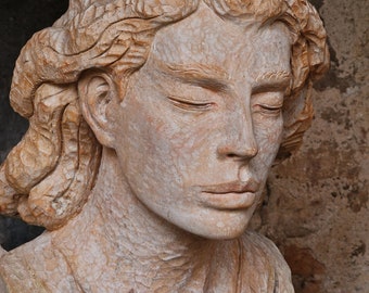 Arcangelo Raffaele, scultura in legno