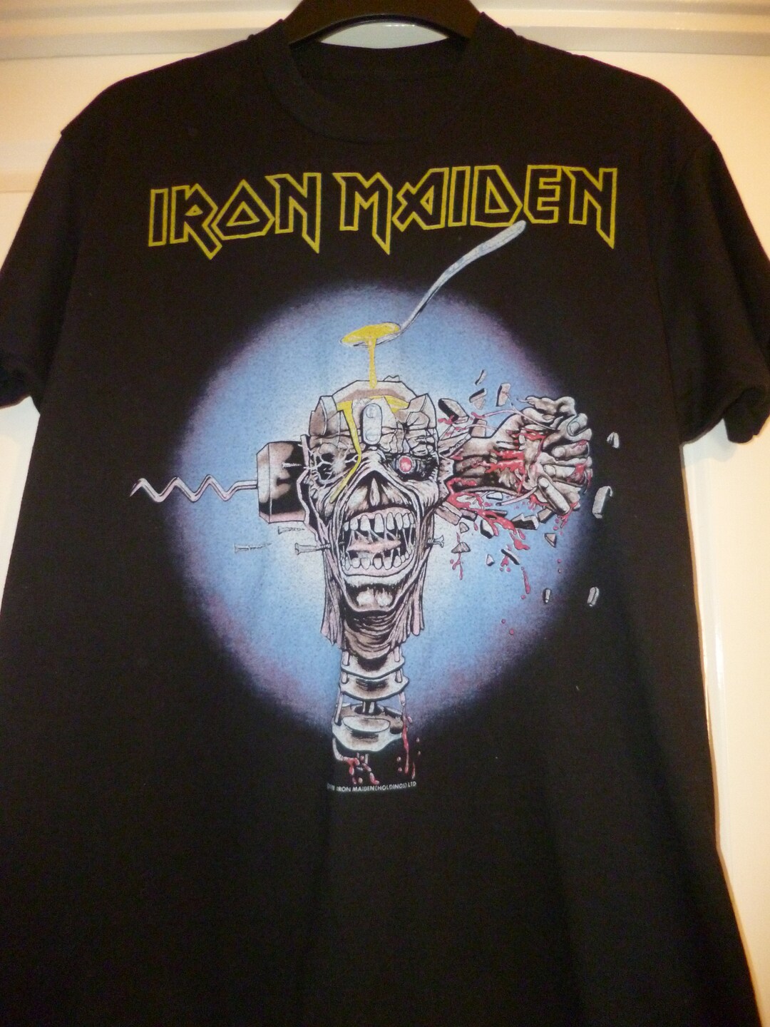Genuine Rare IRON MAIDEN Can I Play With Madness 1988 Tour Promo T