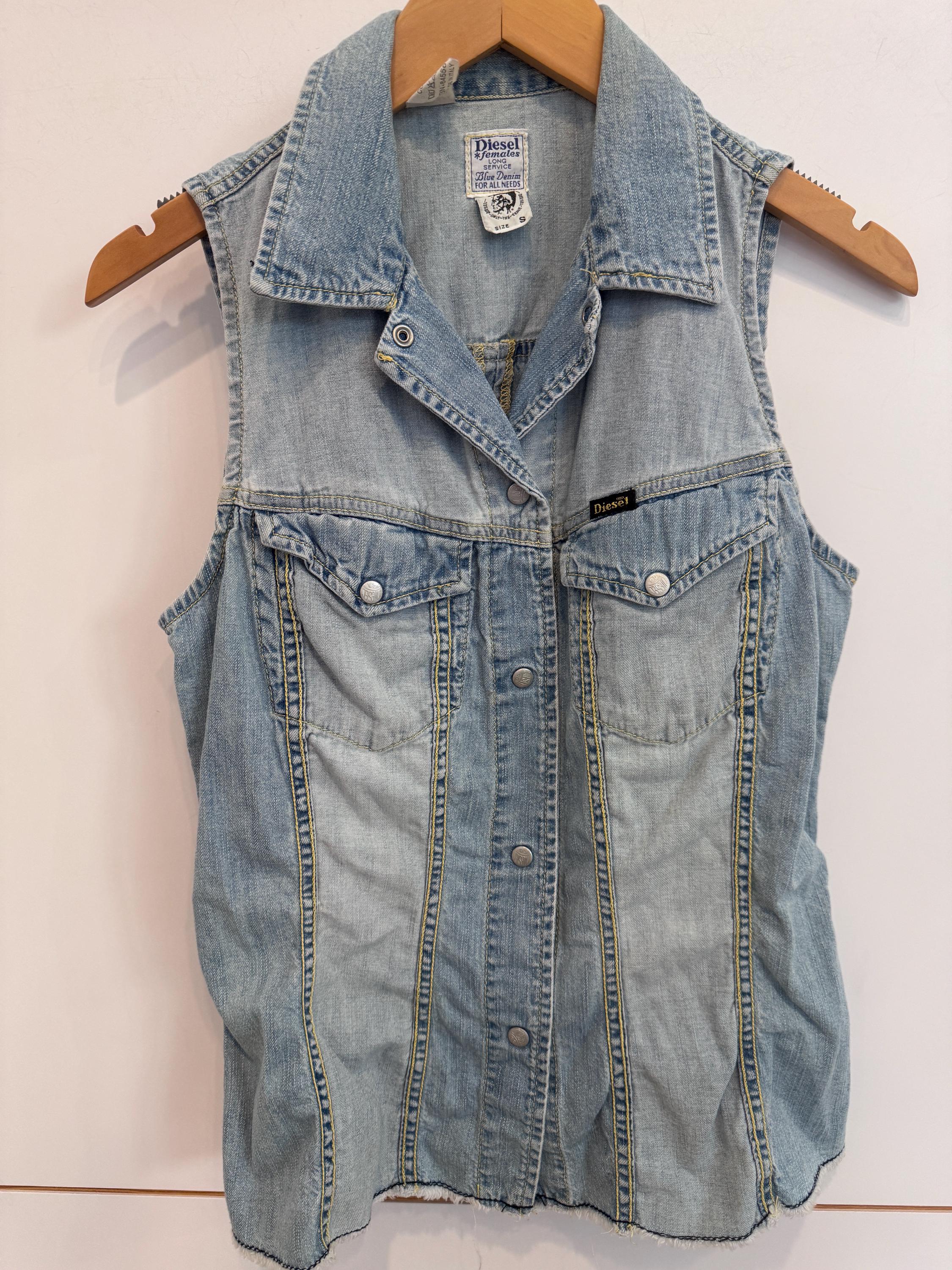 Vintage Diesel Vest - Etsy