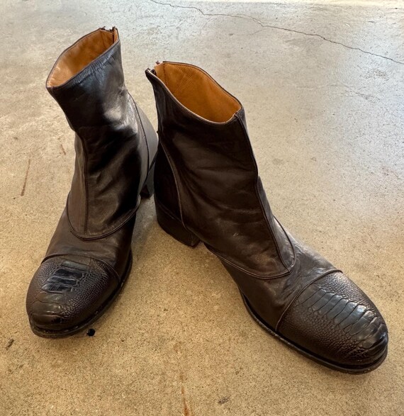 Gianni Barbato Boots Gianni Barbato Brown Leather Ankle Boot W