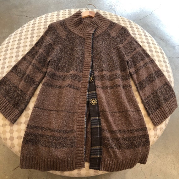 Free People Vintage Wool Blend Snap Front Sweater