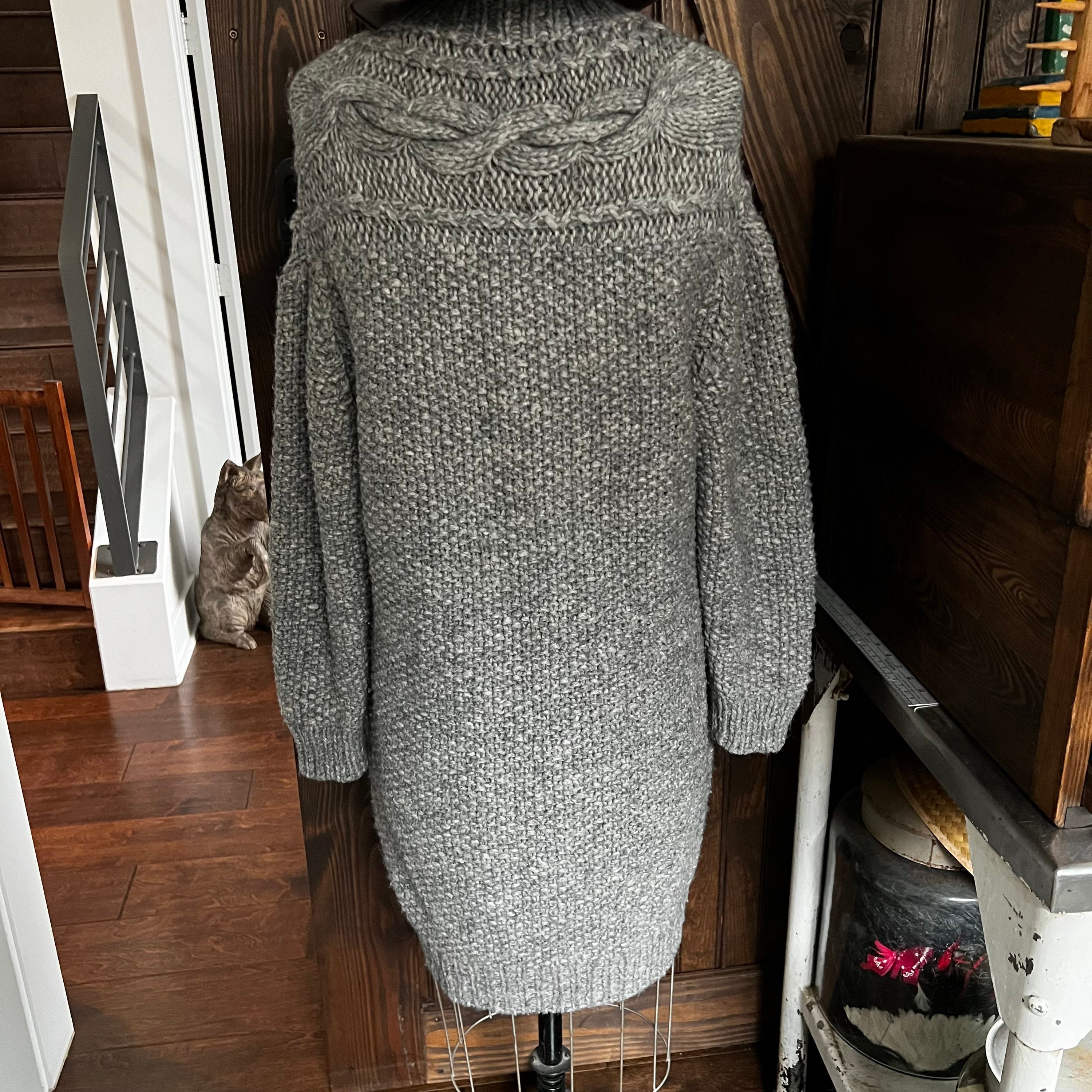 3.1 フィリップ・リム ニットコート 3.1 Phillip Lim - 3.1 Phillip Lim コート（その他） S 黒 【古着