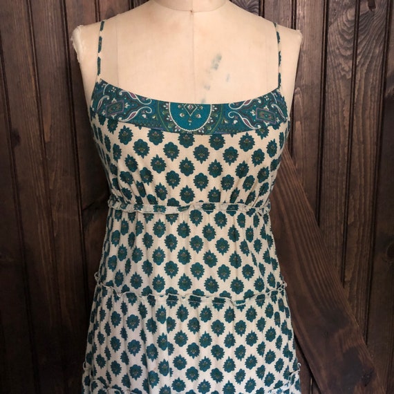 juicy couture maxi dress Juicy Couture Vintage Boho Print Maxi Dress Size 6