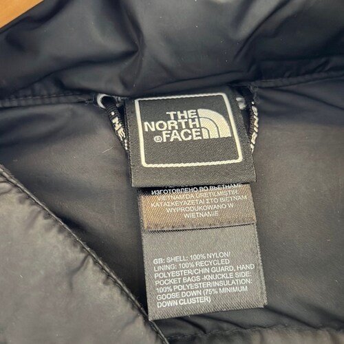 North Face Black Woman’s good Down Parka with Removable Hood Small