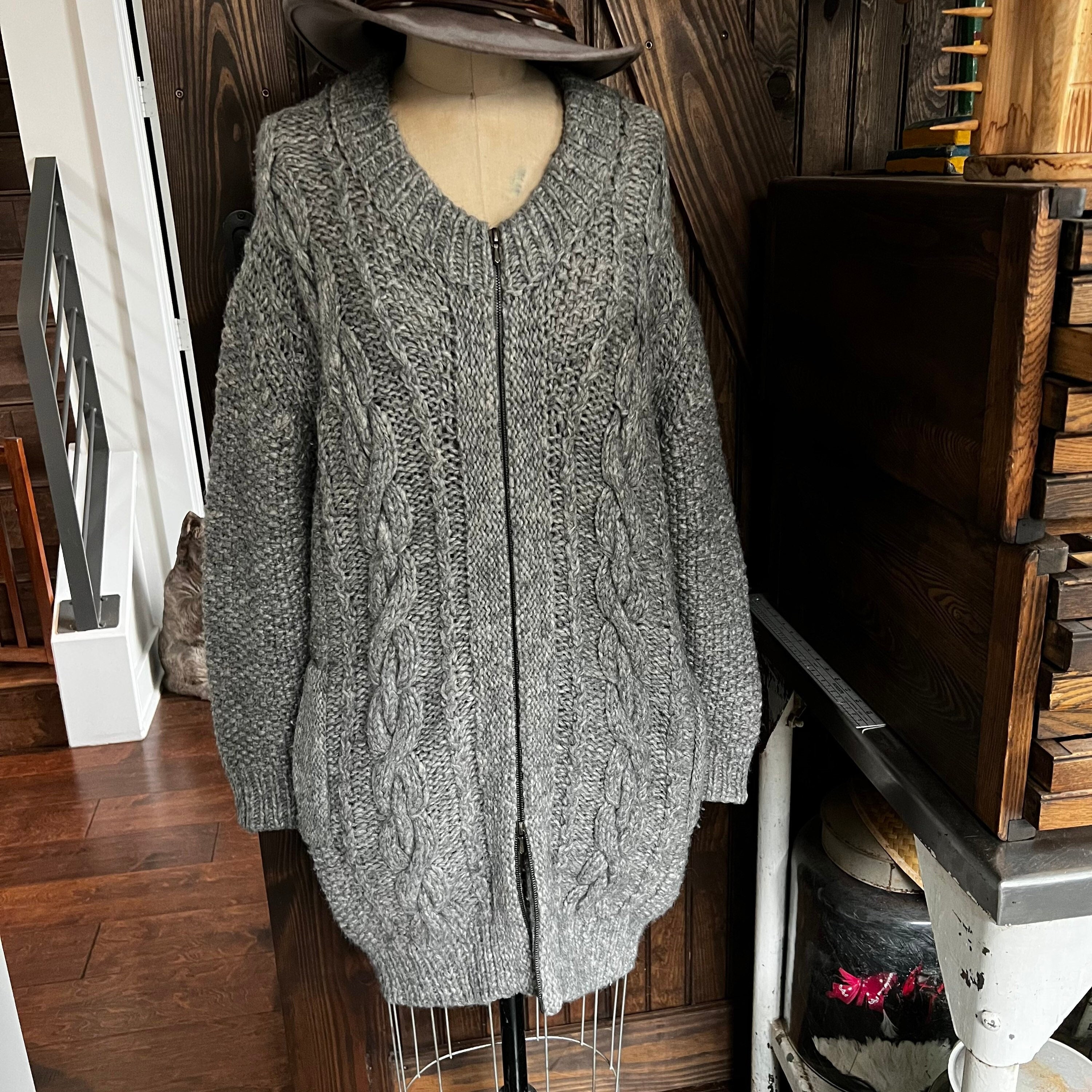 3.1 フィリップ・リム ニットコート 3.1 Phillip Lim - 3.1 Phillip Lim コート（その他） S 黒 【古着