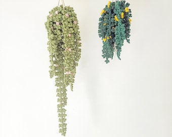 PATTERN - Club Leaf Vine, Easy Crochet Guide, Step by Step, Make your own Plant and Macrame Hanger