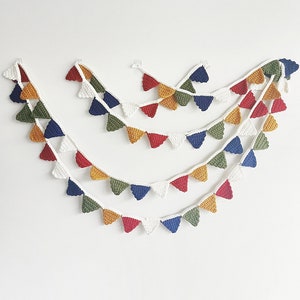 PATTERN - Crochet Mini Flag Bunting