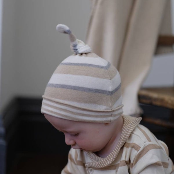 Organic cotton knit baby hat, cashmere baby hat, Bio cotton baby hat, Hat for baby Knit,hat for, new baby Baby gift, Bonnet bebe,Newborn hat