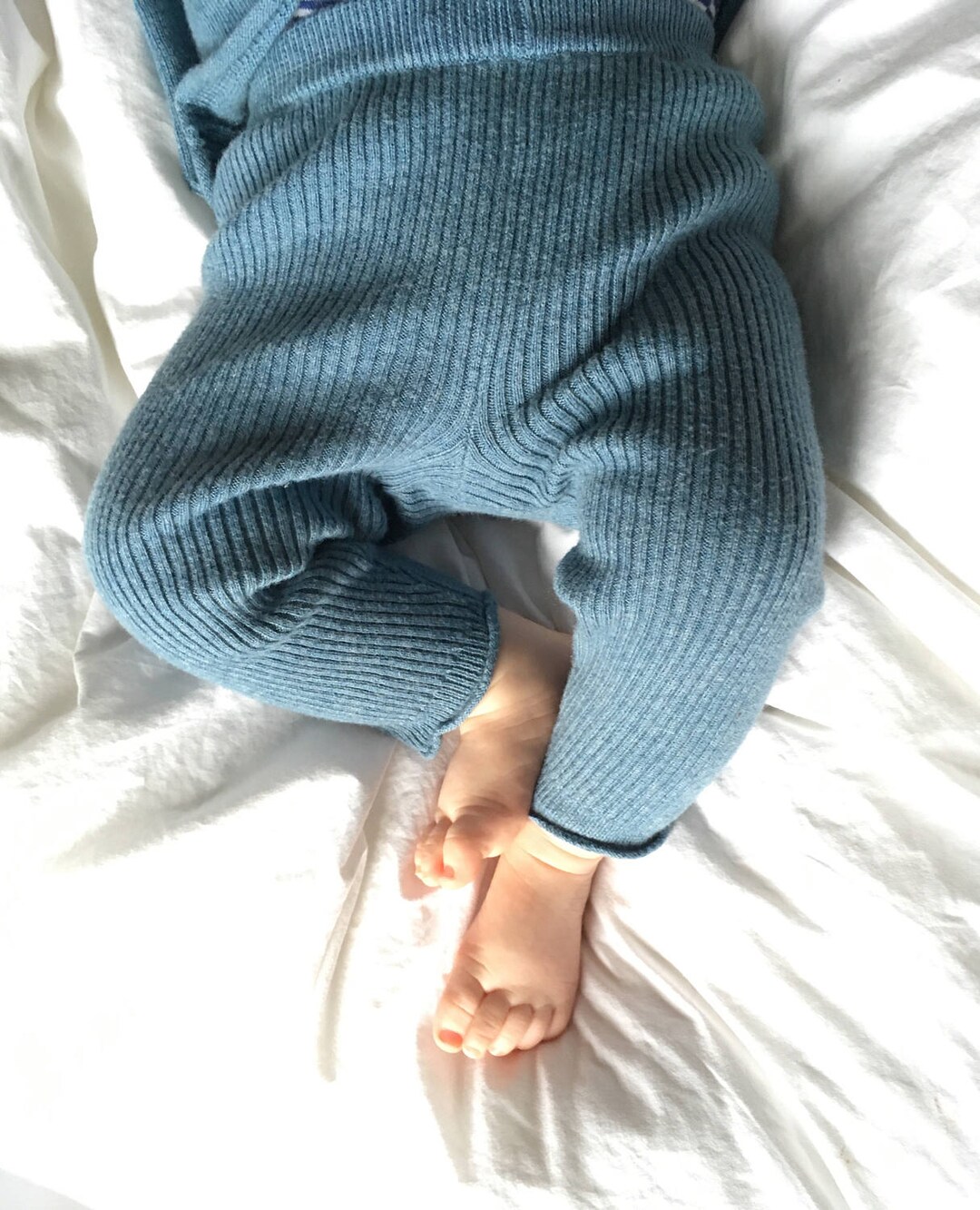 Baby Feather Knit and Double Gauze Pants