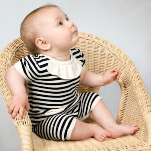 ria︎❁✿✾さま　Bambina Cable Knit Dress Babies Organic Cashmere and Cotton Cable Knit Dress, Baptism Dress