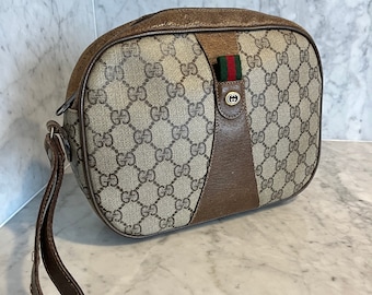 Vintage GUCCI GG PLUS Pouch Bag