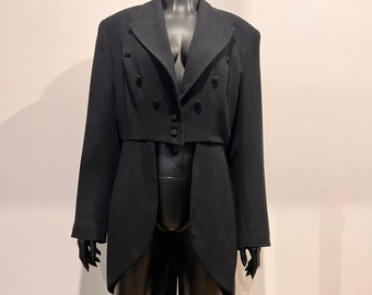 Vintage 1980’s Vestino women’s tail coat