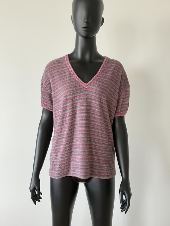 Missoni, Vintage Missoni terry cloth/towelling striped top