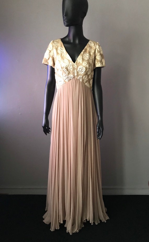 VINTAGE BROCADE DRESS - Never Been Worn