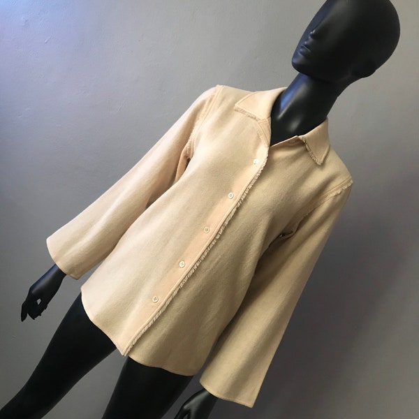 1970’s Complice by Gianni Versace wool blouse