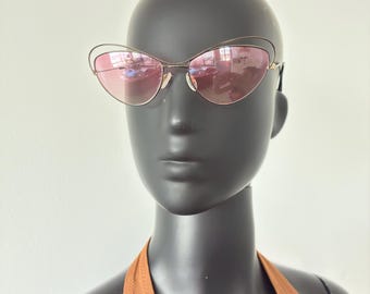 PRADA Vintage  pink cateye sunglasses