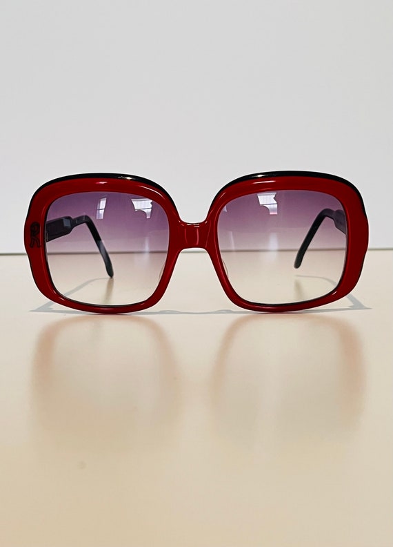 Rare 1970’s Roberta Di Camerino sunglasses in red… - image 3