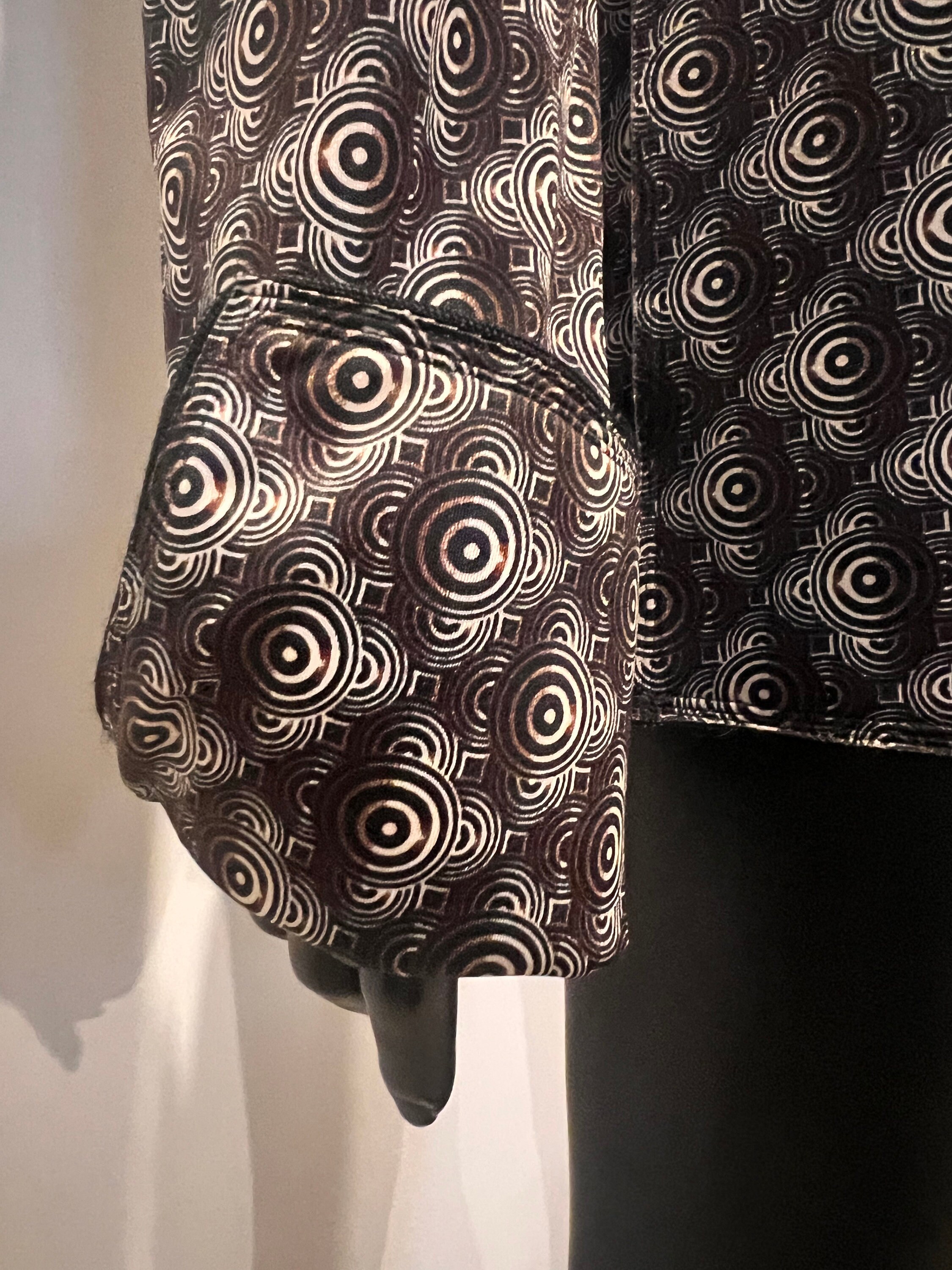 Vintage 1980's Striking Patterned Jean Paul Gaultier Femme Zip up