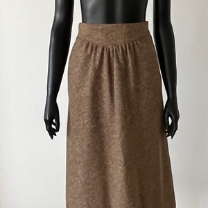 Saia evasê de tweed de lã MISSONI VINTAGE 1970 – Nunca usada