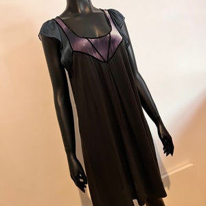 mini-robe vintage en soie et coton Zimmerman du début des années 2000 avec un beau velours et des détails purs