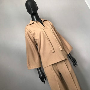 Vintage 1970’s Callaghan designed by Gianni Versace mohair winter pant suit