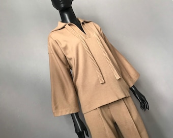 Vintage 1970’s Callaghan designed by Gianni Versace mohair winter pant suit