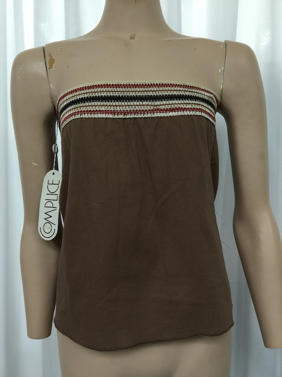 COMPLICE Strapless Top by Gianni Versace - Vintage