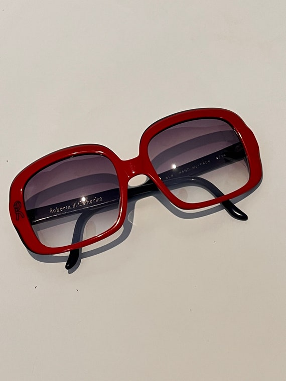 Rare 1970’s Roberta Di Camerino sunglasses in red… - image 6