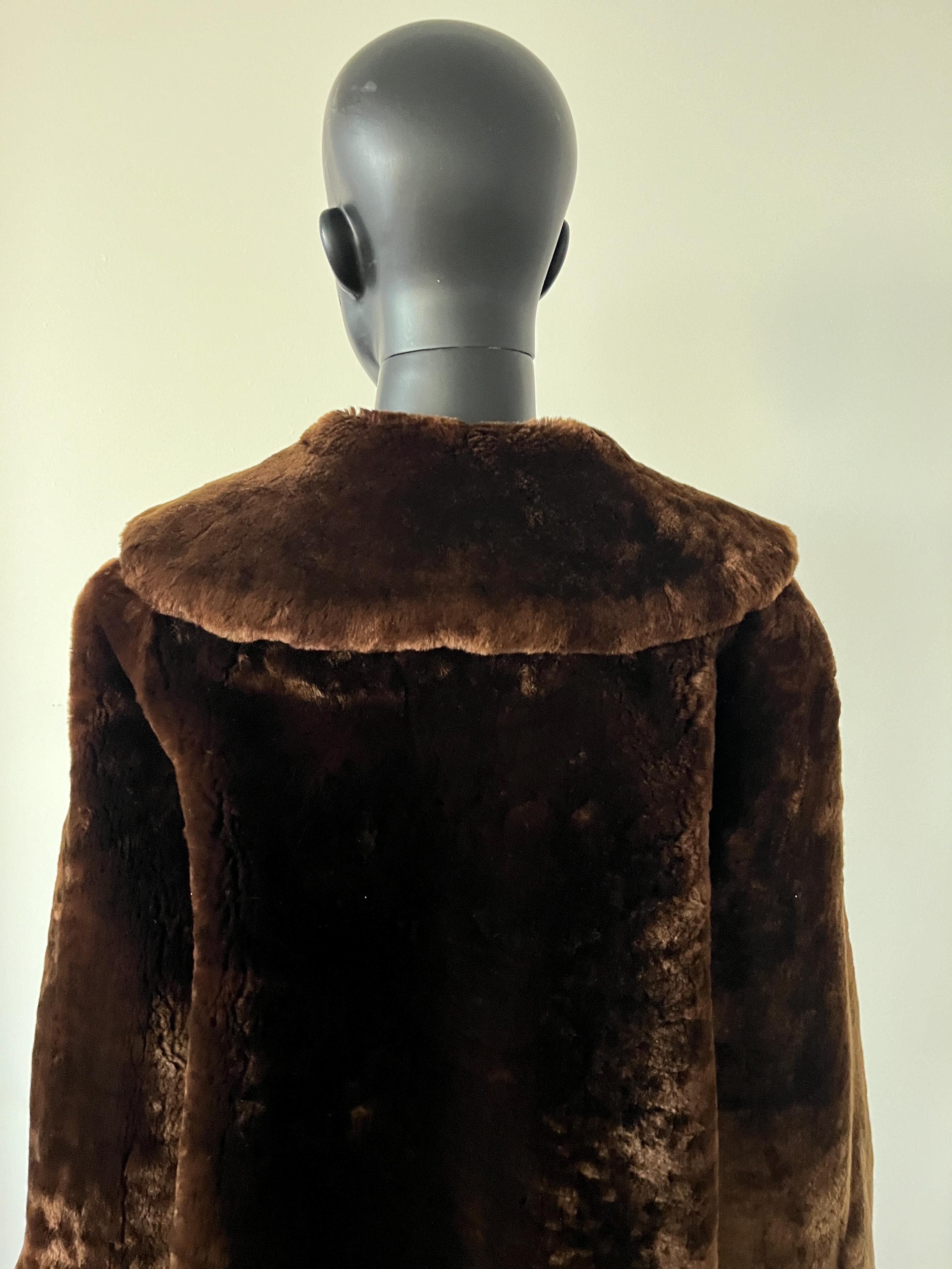 ヴィンテージ フェイクファー コート 1960 年代 - Etsy 日本