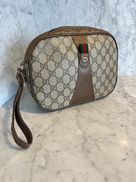 ヴィンテージ GUCCI GGスプリーム ポーチ クラッチバッグ - Etsy 日本