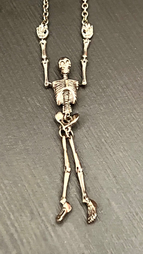 Buy Vintage Vivienne Westwood Skeleton Necklace in Silver Buy Vintage Vivienne Westwood Skeleton Necklace in Silver