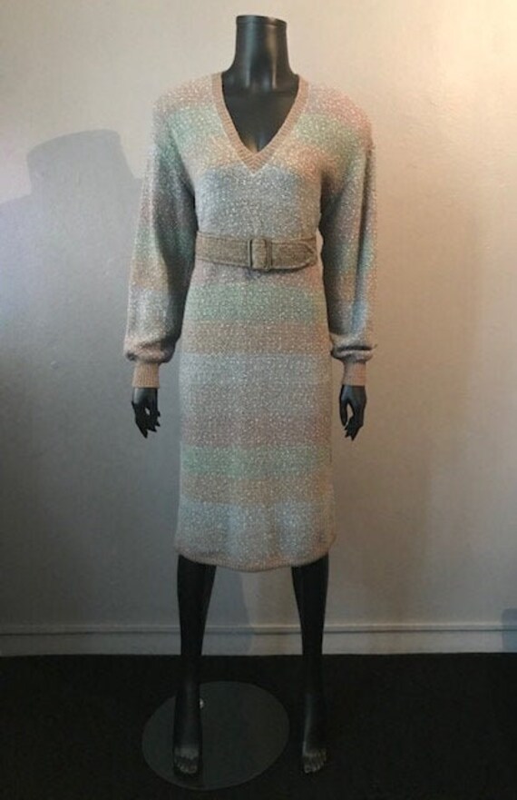 Vintage MISSONI KNIT Dress with belt - Never Been