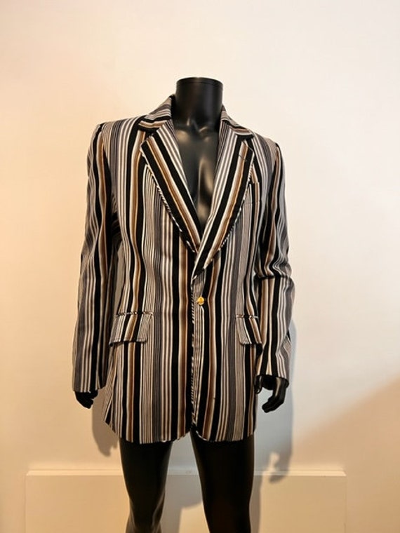 VINTAGE VIVIENNE WESTWOOD Man Multi Stripe Jacket - Etsy VINTAGE VIVIENNE WESTWOOD Man Multi Stripe Jacket - Etsy