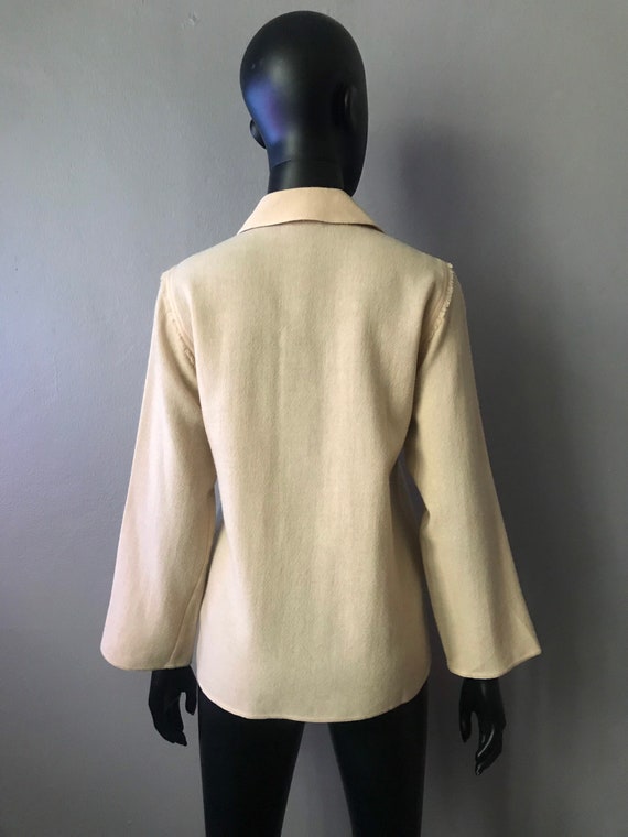 1970’s Complice by Gianni Versace wool blouse - image 4