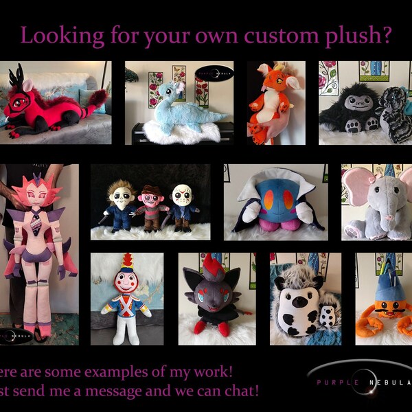 Custom Plushie Etsy