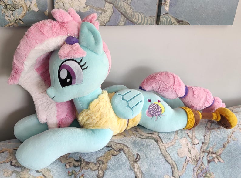 Ready To Ship! 30" Handmade plush Pony image 1