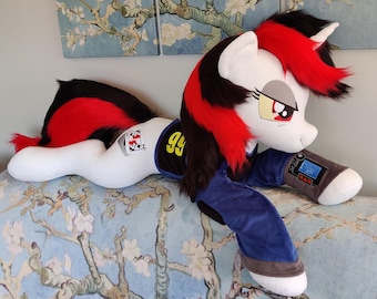 Please READ Listing BEFORE purchase! Made To Order Life Size Black Jack Pony - Inspired by Fallout Equestria - Made To Order, WAITLIST!**